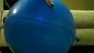 Sophie Masturbating With Baloons In Living Room And Bathroom!