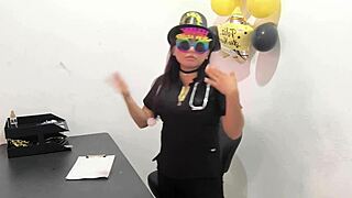 Latina Milf Prepares Anal Plug for Ass Play