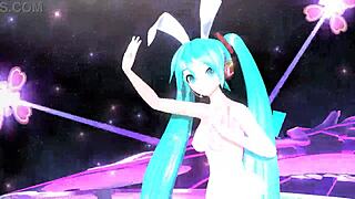 Hatsune Miku in Full Nude Bunny Costume Mod