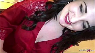 German amateur teen Elisa in one night stand in Berlin