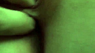 chubby wife fingers pussy and ass while masturbating 😈