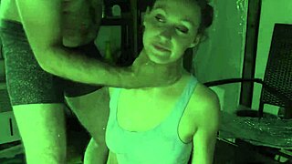 vanessa is getting a rough, messy face fuck and facial in this amateur scene