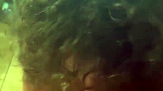 hooker fucks customer bareback at trap house, taking massive load on back.