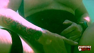 Watch Penny Pax masturbate underwater! She gets so horny her clothes rip.