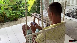 Prank Girl from Snake Catching Service Sees Huge Cock in Pants, Gets Squirting Cum in Mouth Rough.