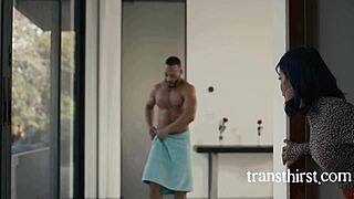 ts foxxy takes control and fucks her boyfriend dillon diaz with intense passion