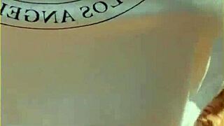 Wifey switches shirts outdoors and flashes her perky tits without any hesitation