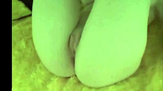 Hey, can you toy my pussy through ripped stockings?