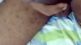 Masturbating while thinking of Karol G, he loses control in a wild solo session. His intense fantasy drives every stroke to a messy finish.