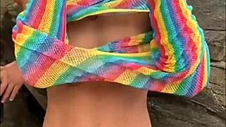 Bastidores Na Praia Secreta Em São Vicente With Wild Exhibitionists