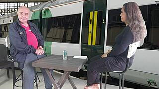 The preview shows agarabas and olpr playing a teasing game with handjobs and stripping outdoors