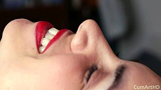 Bold Close-Up Mouthful View