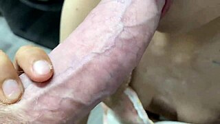 Stepmoms Friend Feels So Good Baking Creampie with Chocolate Lick Before Interracial Cowgirl Riding and Tight Pussy Fuck