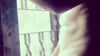 turkish exhibitionist flashes and masturbates solo during outdoor action in arab country setting