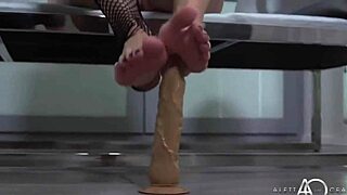 glamour milf aletta ocean shows off her divine feet in a solo fetish session.
