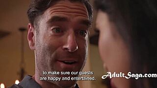 Petite Wife Gets Rough Blowbang from Old Office Guys in Gangbang Cuckold Affair