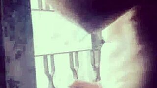 turkish exhibitionist flashes and masturbates solo during outdoor action in arab country setting