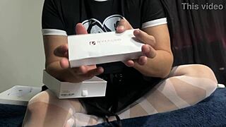 Astarioth pulls out huge toys from her bag and squirts hard in close-up solo session as a juicy Latina teen