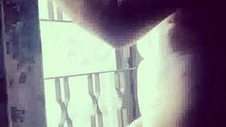 turkish exhibitionist flashes and masturbates solo during outdoor action in arab country setting