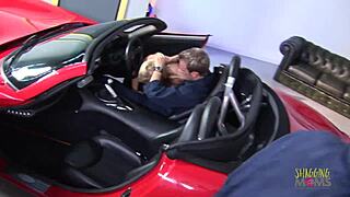 i need more than one hard cock to satisfy my shaved pussy, like in this mmf threesome on the sofa with blonde milf blowjob and cumshot action, ya know