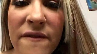 Blonde Handles Double Penetration With Blowjobs And Riding In Group Bukkake Session