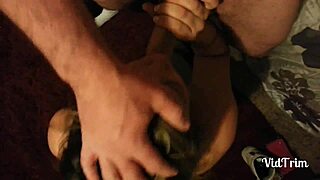 In Cali, she gave an intense head session that ended with a massive cumshot