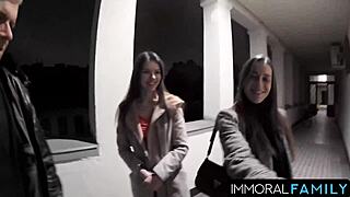 Russian coed princess Alice screams during her first intense anal pounding with Porno Dan!