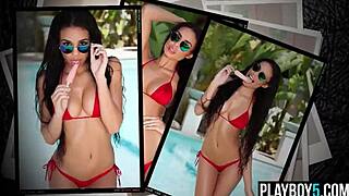 i love how this black milf teases with her strip, showing off that pretty body like a model