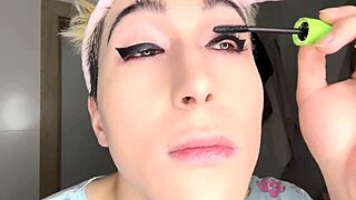 Boy Gets SISSIFIED and Then MERCILESSLY FUCKED in Full ANAL Story with Cute Asian Shemale