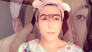 Boy Gets SISSIFIED and Then MERCILESSLY FUCKED in Full ANAL Story with Cute Asian Shemale