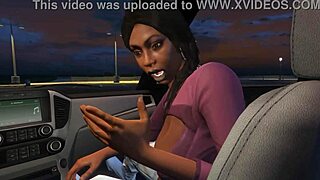 In GTA 5, Franklin picks up a hooker for some service in the car