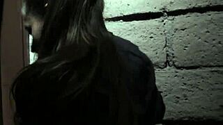 Glam milf gets seduced by glasses-wearing lesbian teen babe.