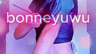 bonneyuwu unleashes cyberpunk makeup cosplay as guardians of the galaxy nebula on october 25