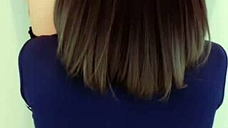 asian amateur in police cosplay gets creampie in tight shaved pussy