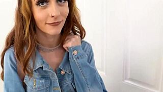 Skinny hotties Sassy and Lola share a juicy cock to suck and get banged in doggystyle