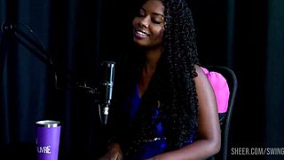 Amateur compilation features Emily Louise in casting with Tifany Rocha, showing big ass domination and group fetish play.