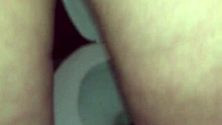 amateur bbw milf in bathroom solo with piercing chubby body peeing creampie pussy farts compilation