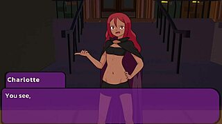 Halloween harem game features big cock fucking with cumshots on big tits and small tits