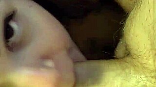 I feel so aroused by daddy's thick cock gagging me deeply. Choking and spitting make my emotions explode.