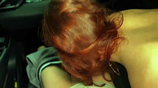 this cute babe got lost in the forest so she sucks off a stranger to escape