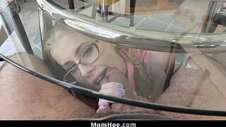 Why does my bubbly milf stepmom suck my girthy dick? She's building my confidence for girls with deep blowjobs.