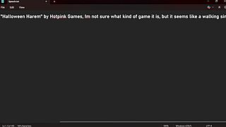 Halloween harem game features big cock fucking with cumshots on big tits and small tits