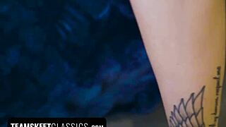 Horny stepsister takes big dick comfort from stepbro