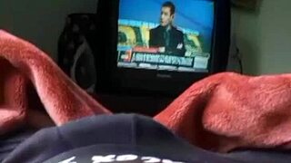 Young guy wakes up horny and masturbates in bed, then gets up for another session to kick off his day in part one