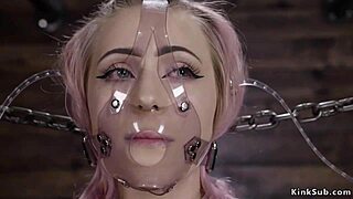 Alt Pale Slave Experiences Intense Bondage and Whipping in Dark Dungeon Setting