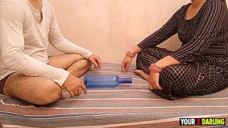 oh god, playing truth and dare with my chubby indian stepmom led to intense homemade fucking and blowjob