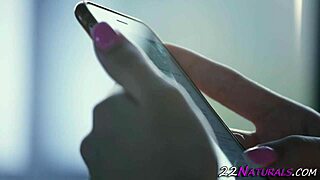 gorgeous teen 18+ hottie gives a sensual blowjob to a big cock