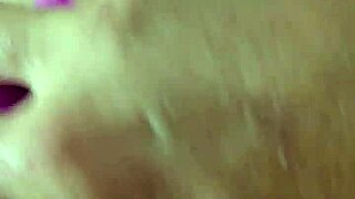 she grabs the rainbow dildo for some chubby brunette anal play with toys.