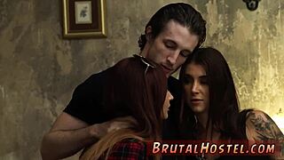 i feel so excited as youthful 18+ tourist felicity gets hard bondage gangbang outdoor