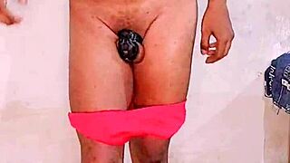 Watch This Exotic Pakistani Shemale Kinner Do A Full Naked Strip Tease Dance With Teasing Moves!